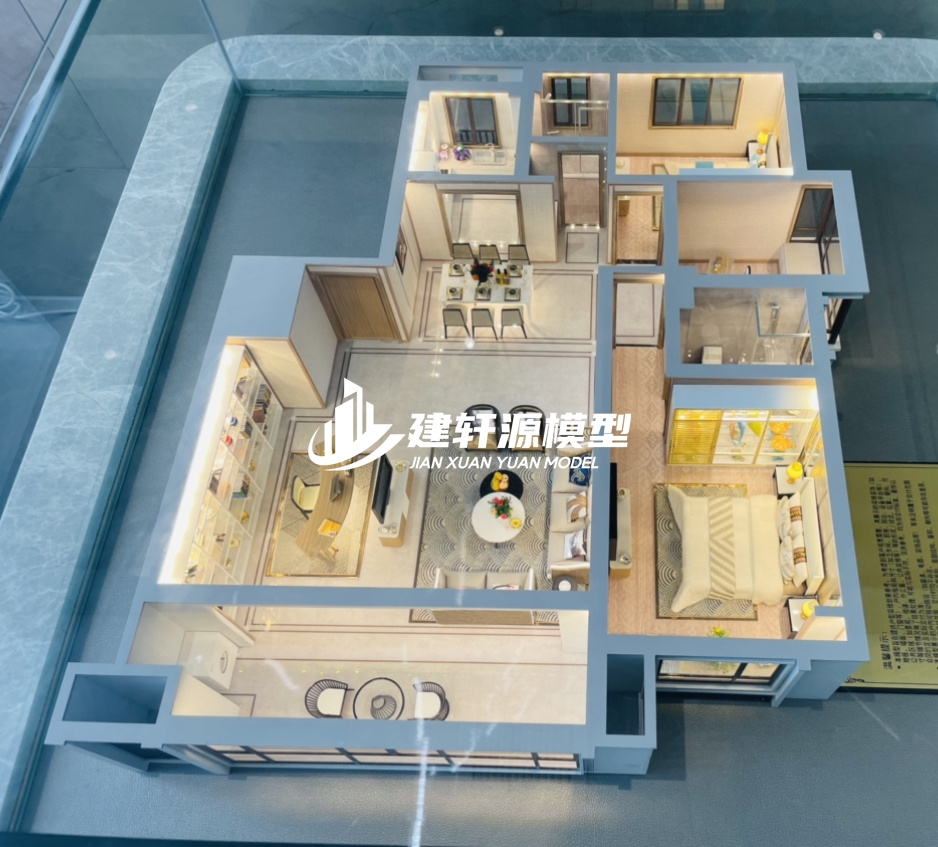 礼泉地产户型模型